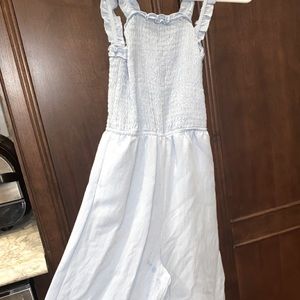 Light blue Jean color girls romper